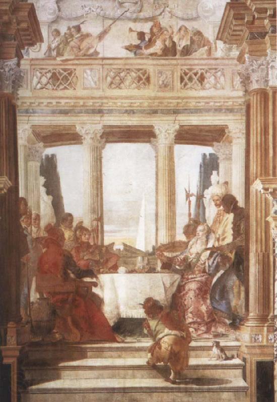 Giovanni Battista Tiepolo The Banquet of Cleopatra